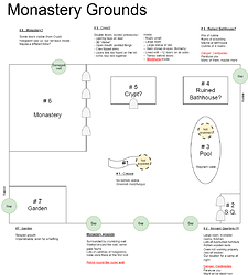 Map - the hill - monastery grounds - 2023-03-14